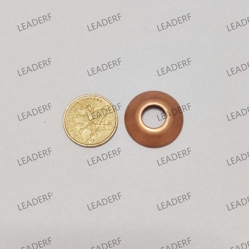 M9 high pressure pipe nest copper pad conical gasket for high pressure oil tube