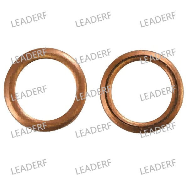  Copper Drain Plug Gasket Fits 5/8So, 11/16,M18