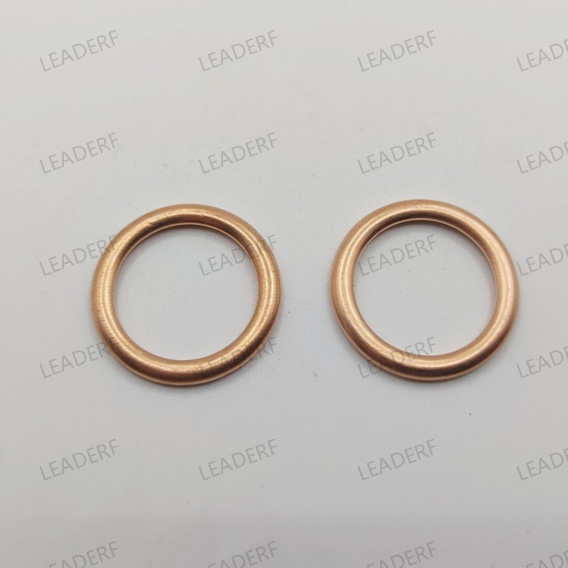  Copper Drain Plug Gasket Fits 5/8So, 11/16,M18